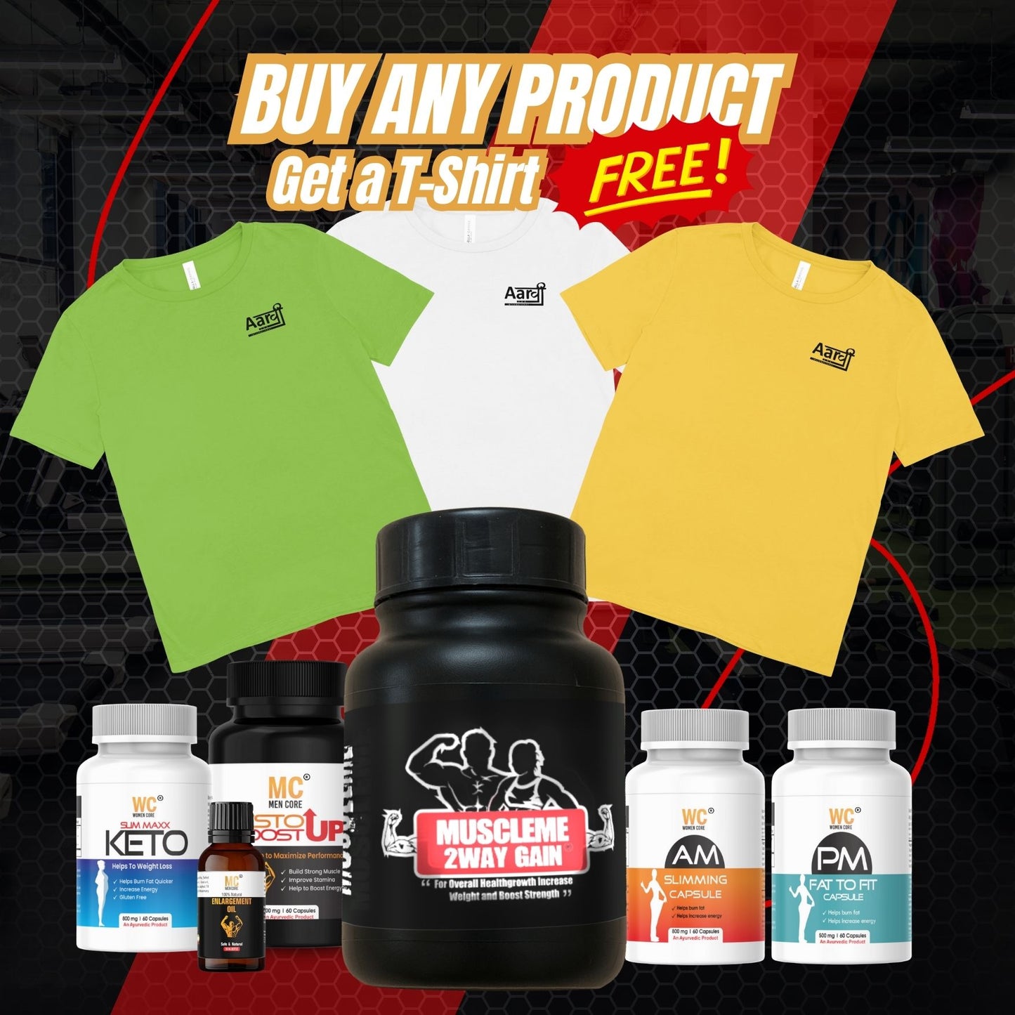 MuscleMe 2Way Gain – Weight Gain & Muscle Support the Natural Way