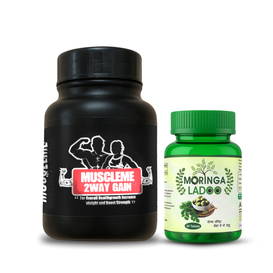 Ayurvedic Weight Gain + Moringa Ladoo Combo – Natural Strength & Nourishment