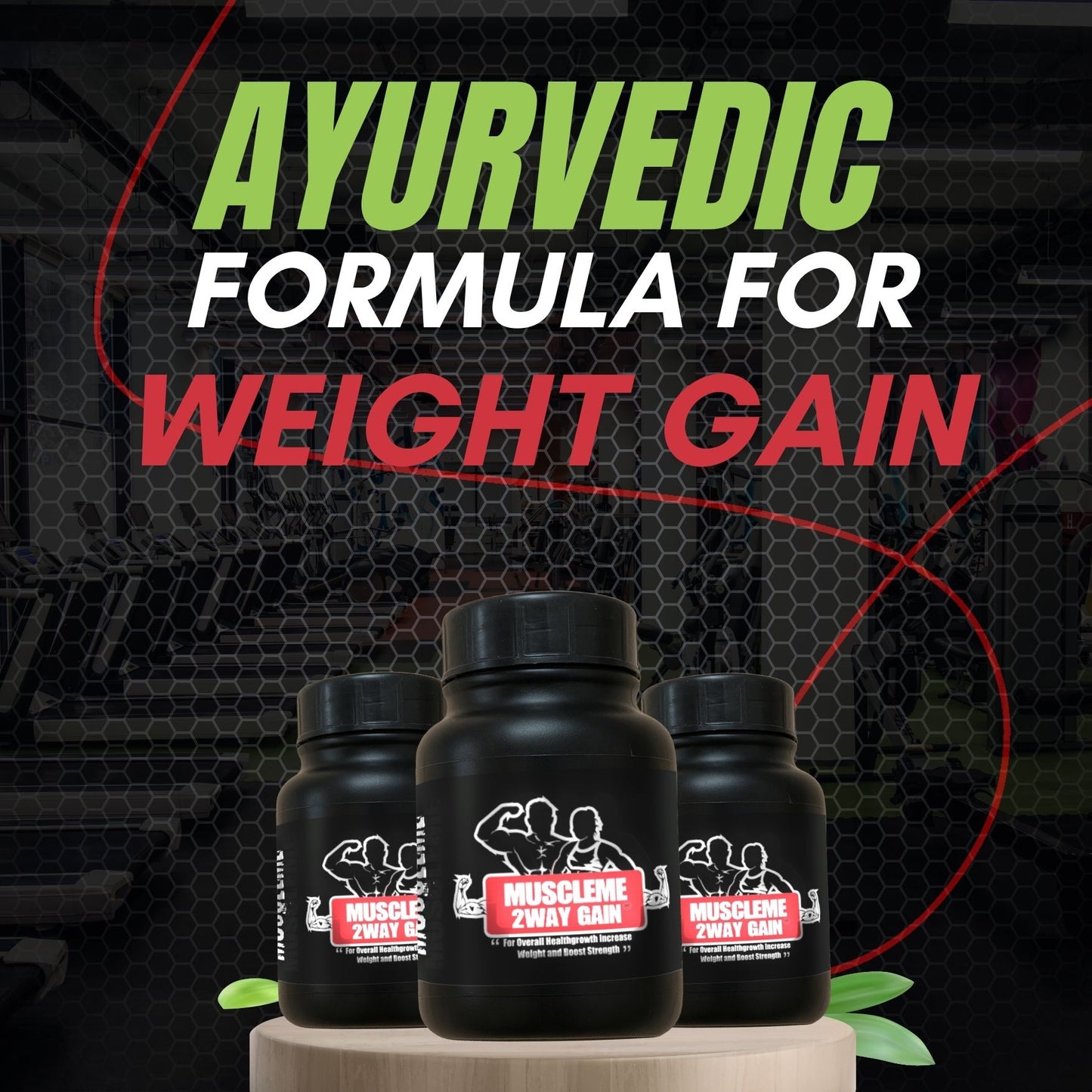 MuscleMe 2Way Gain – Weight Gain & Muscle Support the Natural Way