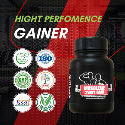 MuscleMe 2Way Gain – Weight Gain & Muscle Support the Natural Way