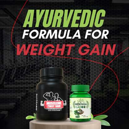 Ayurvedic Weight Gain + Moringa Ladoo Combo – Natural Strength & Nourishment