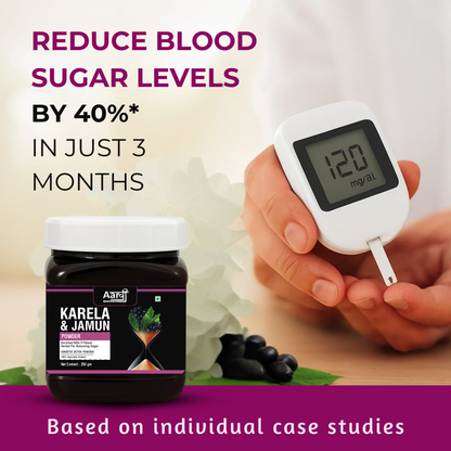 Karela Jamun Powder – Natural Blood Sugar Support | Ayurvedic Blend for Diabetes & Digestion