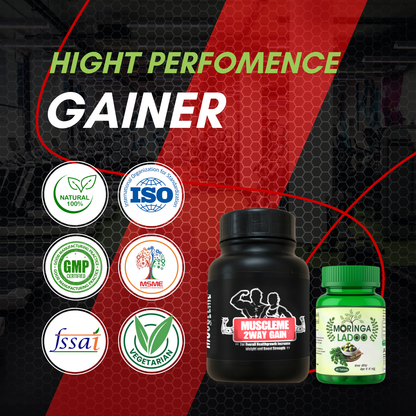 Ayurvedic Weight Gain + Moringa Ladoo Combo – Natural Strength & Nourishment